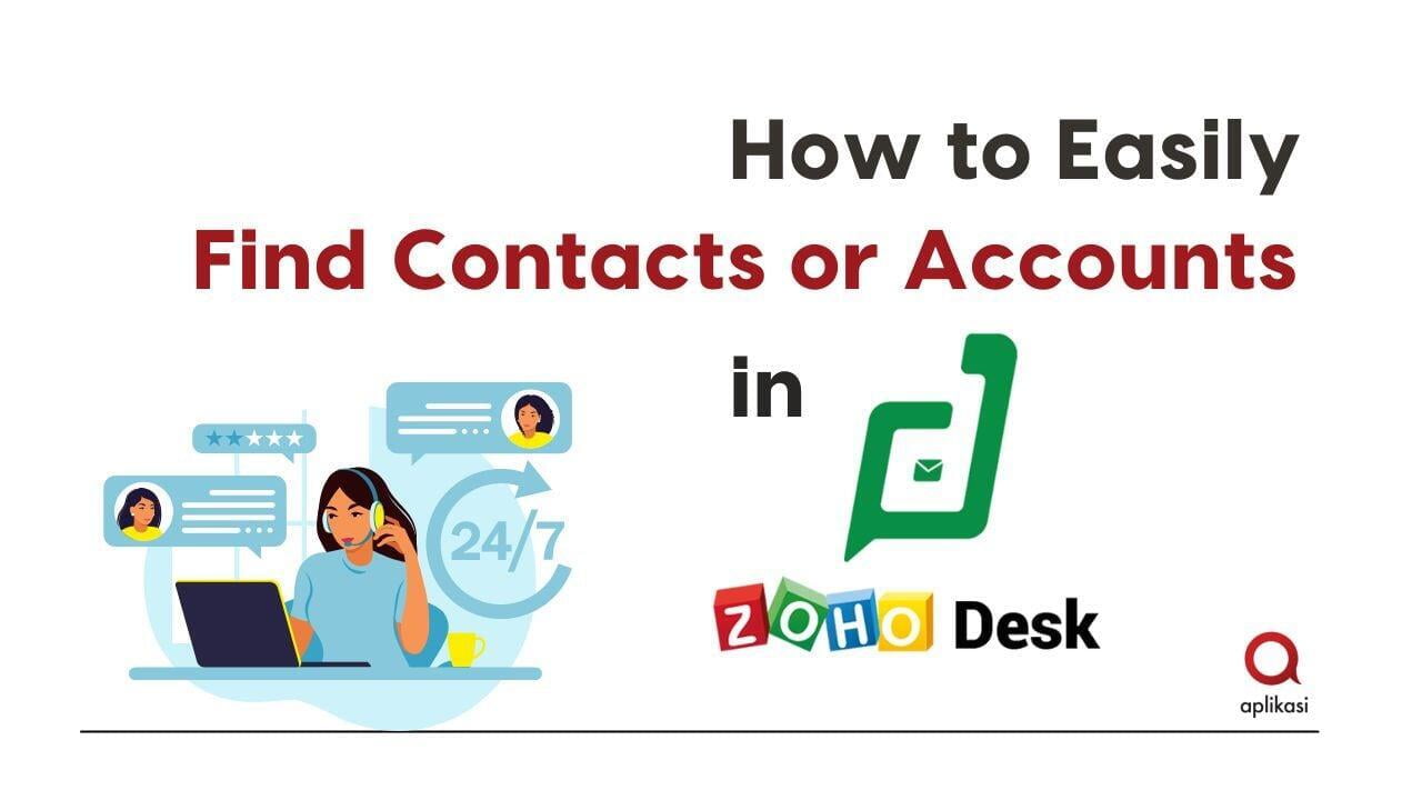 Zoho Desk - How to easily find duplicate contacts or accounts?
